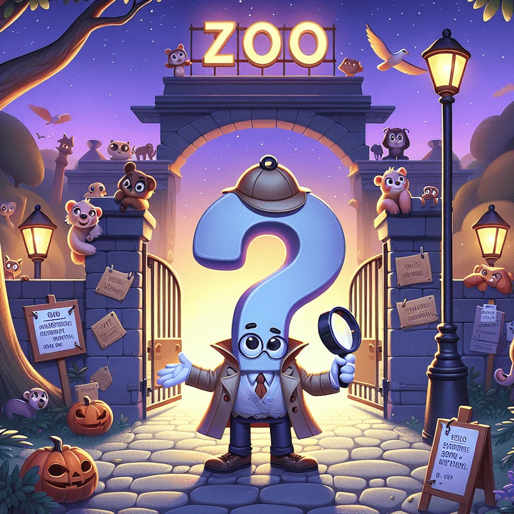 zoo scavenger hunt riddles