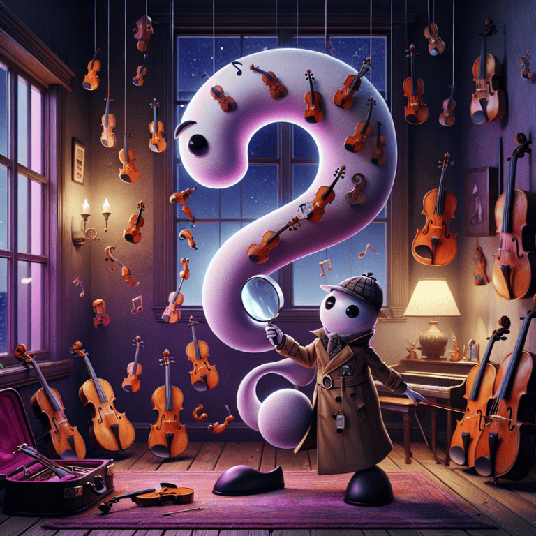 Violin riddles
