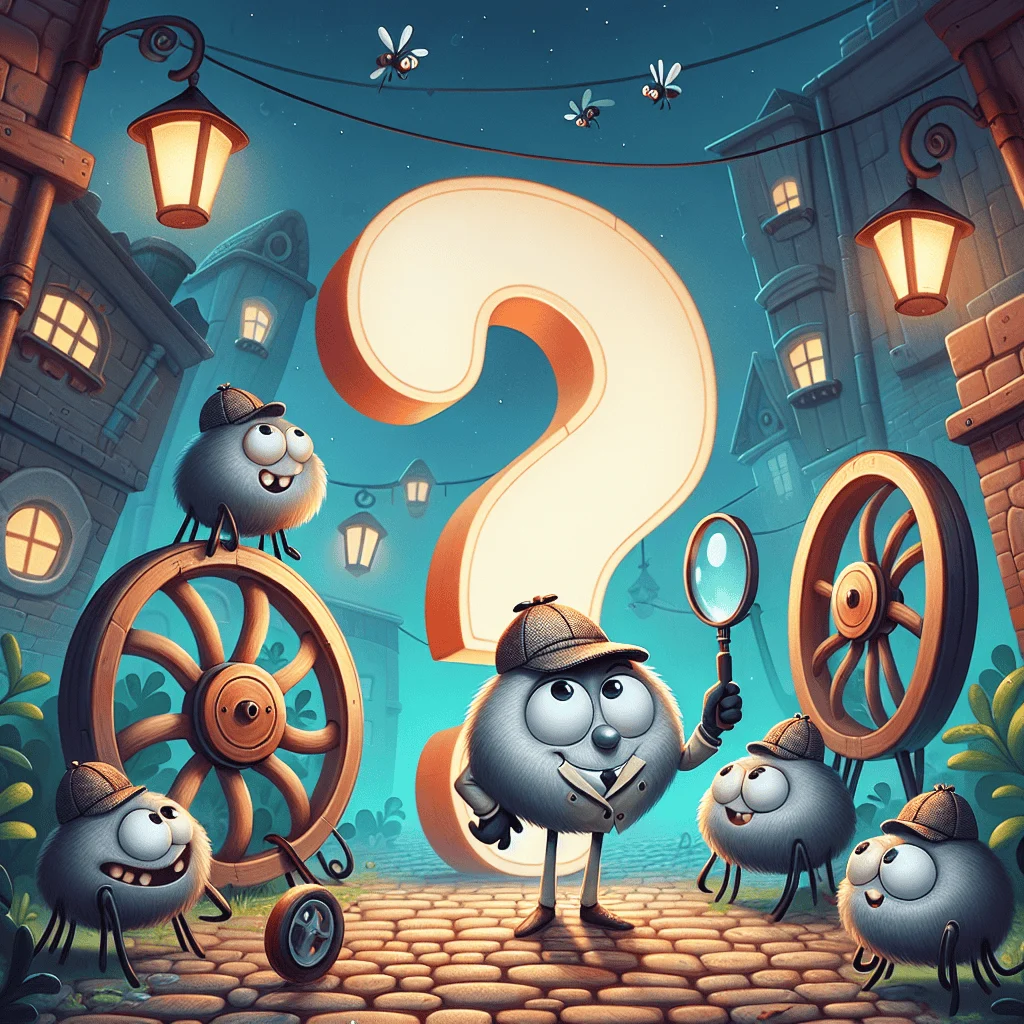 What has four wheels and flies?