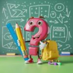 Classroom Conundrums School Supply Riddles illustration featuring desk gear on Riddlepedia