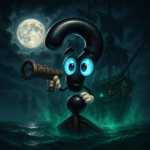 Haunted Horizons Ghost Ship Riddles illustration featuring spectral seas on Riddlepedia