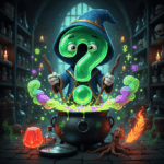 Potion Masters Alchemy Ingredient Riddles illustration featuring mystic brew on Riddlepedia