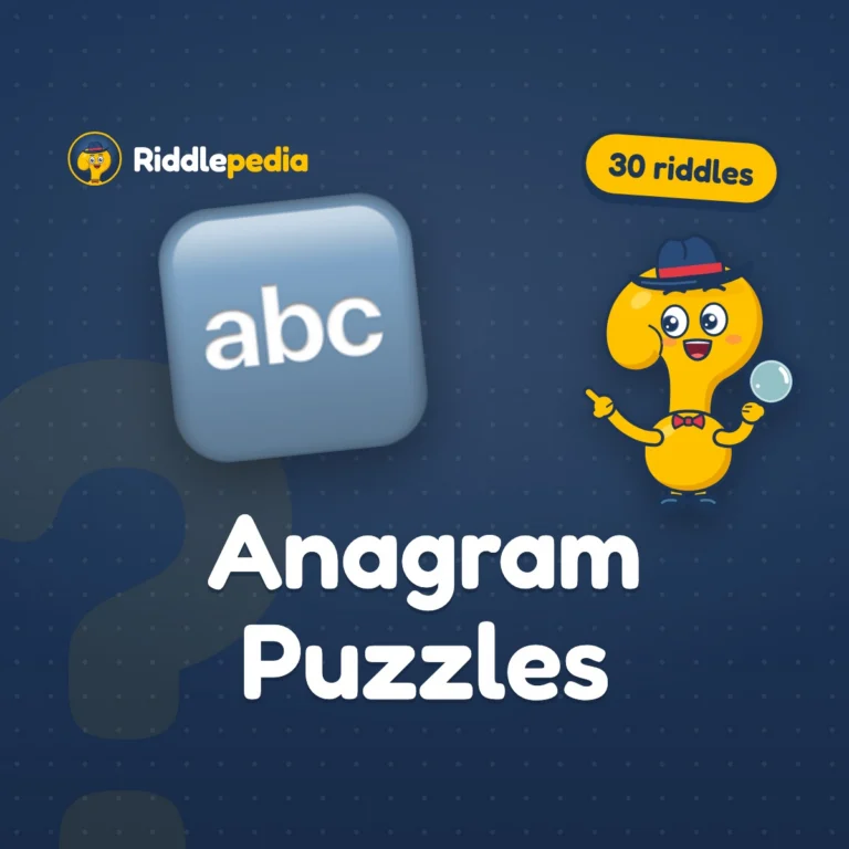 Anagram Puzzles: 30 Letter Scrambles with Answers on Riddlepedia