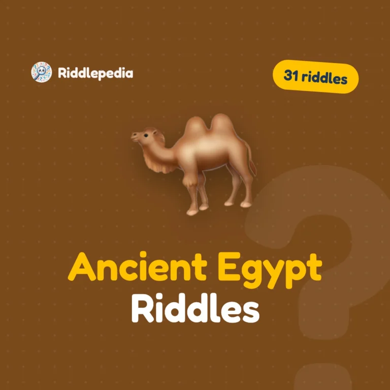 Ancient Egypt Riddles: 31 Riddles from the Land of the Pharaohs on Riddlepedia