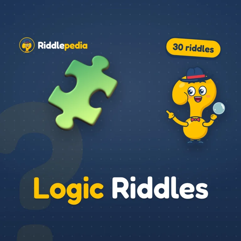 Logic Riddles: 30 Brain-Bending Puzzles with Answers on Riddlepedia