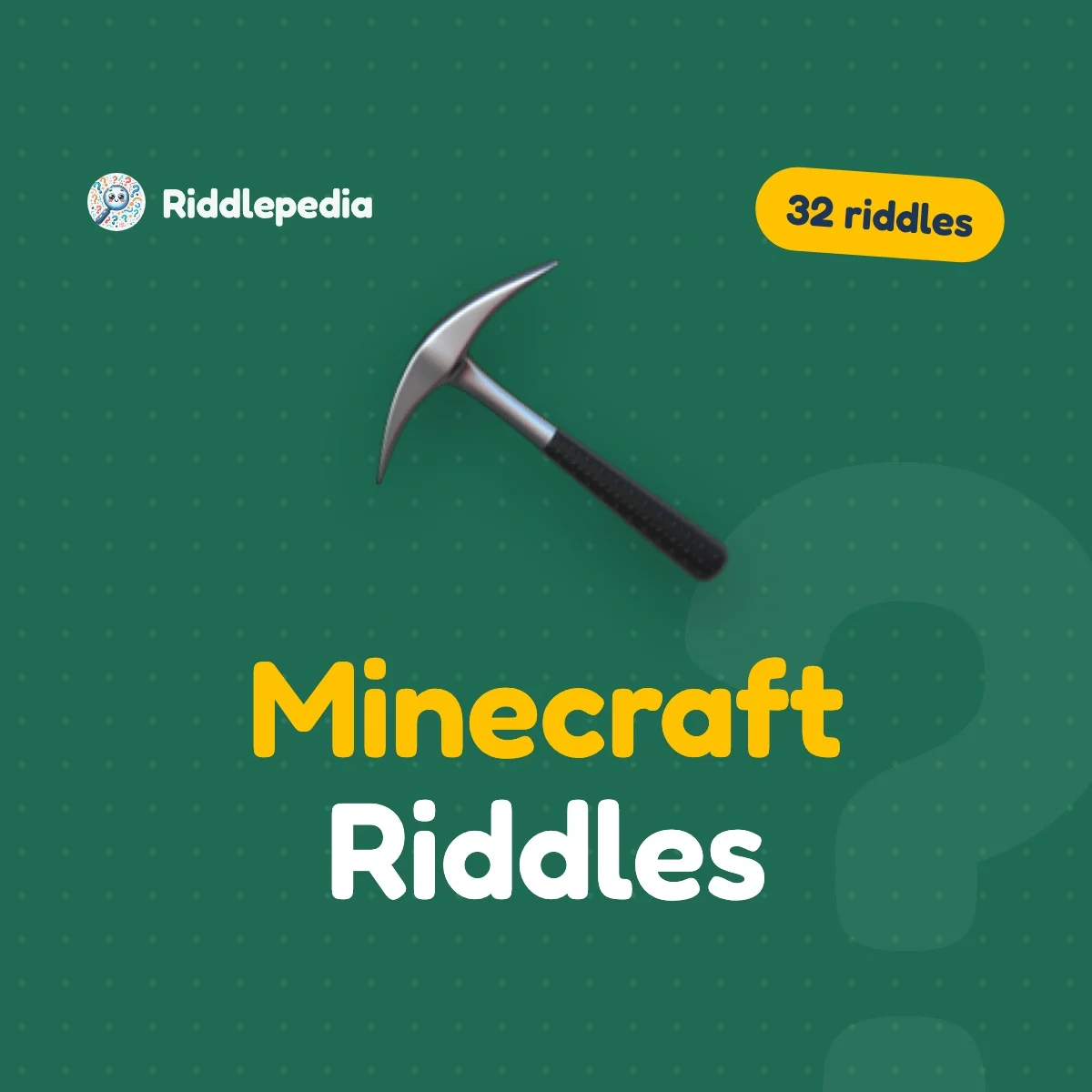 Minecraft Riddles: 32 Blocky Riddles with Answers on Riddlepedia