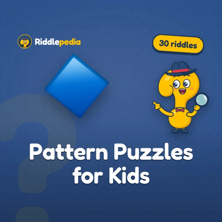 Pattern Puzzles for Kids: 30 What-Comes-Next Puzzles on Riddlepedia