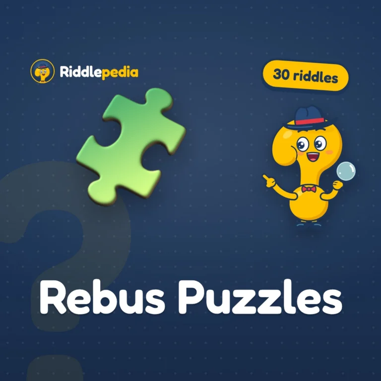 Rebus Puzzles: 30 Word Picture Puzzles with Answers on Riddlepedia