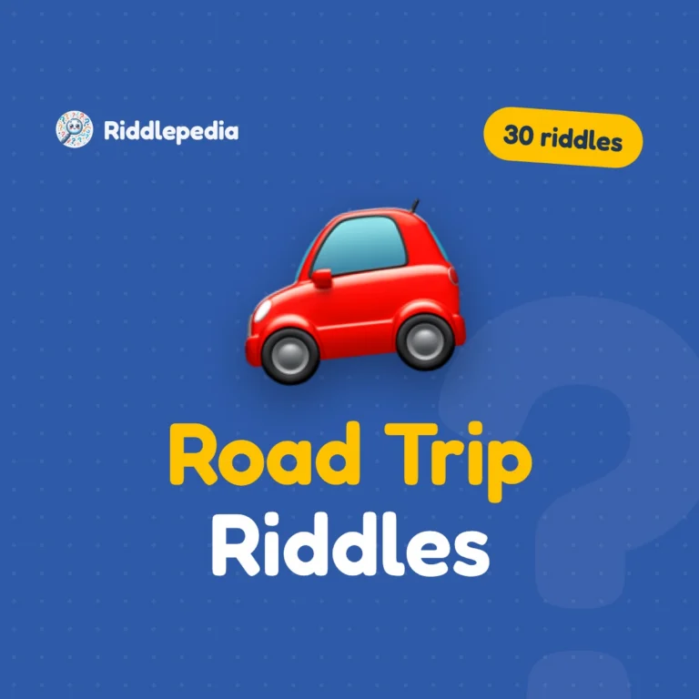 Road Trip Riddles: 30 Car Riddles for Kids with Answers on Riddlepedia